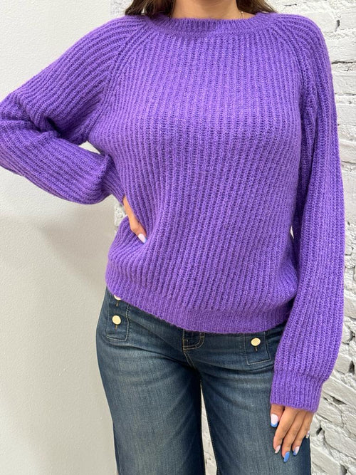 Pull in mohair e lana