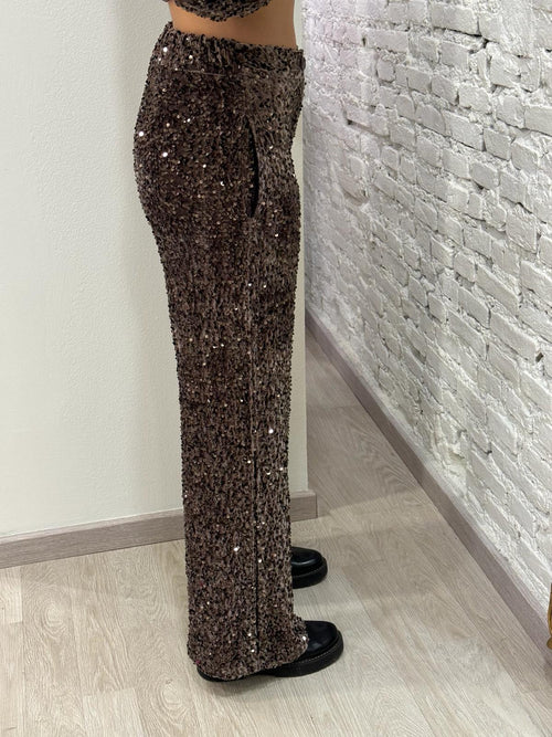 Pantalone con Paillettes