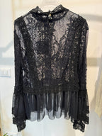 Blusa in Pizzo e Tulle