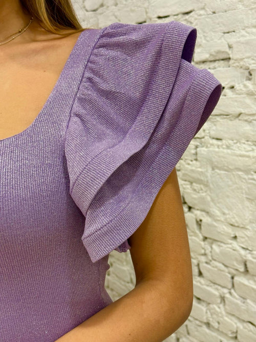 Abito in maglina lurex