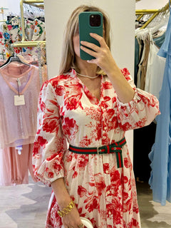 Abito in cotone flowers