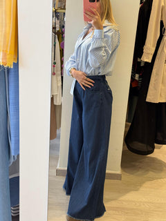 Pantalone Ampio Denim