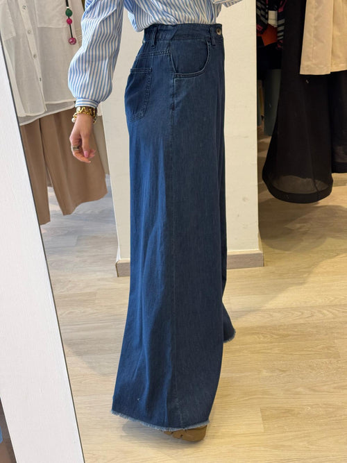 Pantalone Ampio Denim