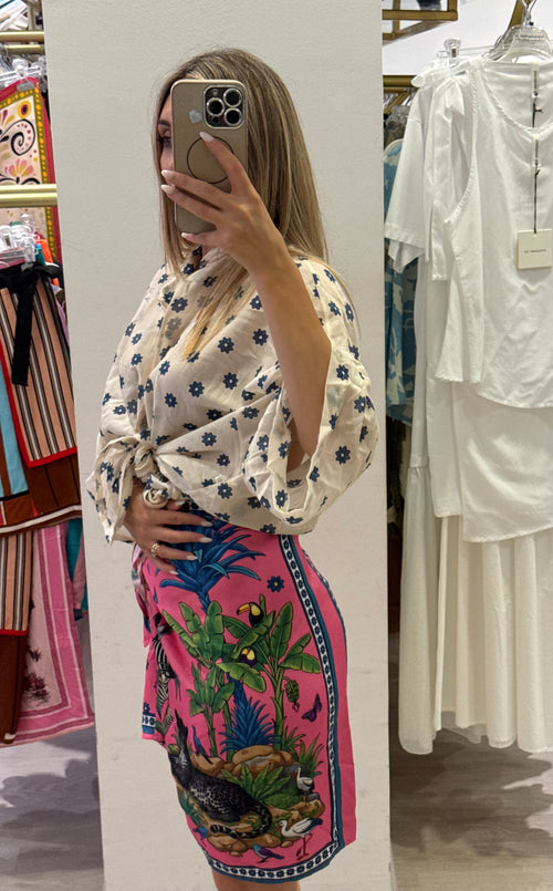 Camicia Fiorellini In Seta