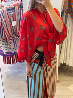 Camicia Zebre In Mussola