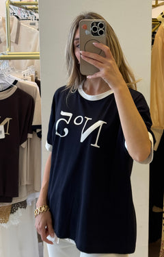 T-shirt "N5" A Contrasto TENSIONE IN