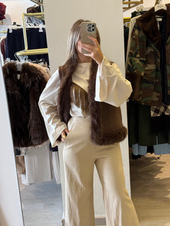 Gilet Con Pelliccia