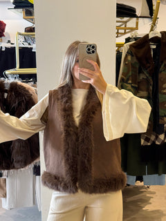 Gilet Con Pelliccia