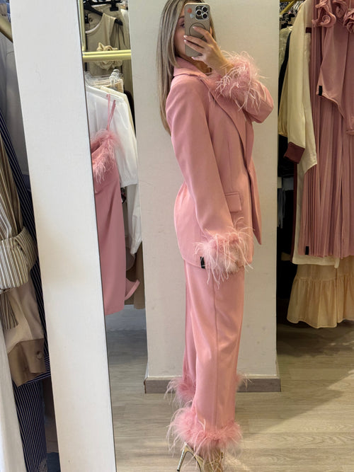 Pantalone Con Piume