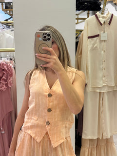 Gilet In Lino