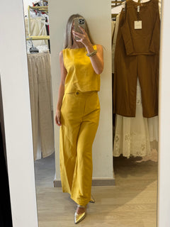 Completo Top/Pantalone in Viscosa/Lino (+colorazioni)