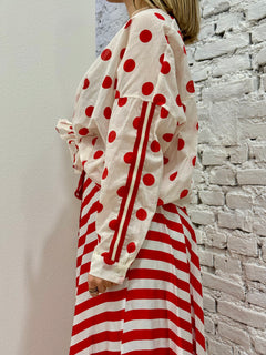 Camicia a pois