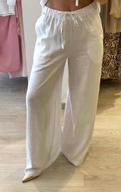 Completo In Lino Gilet + Panta