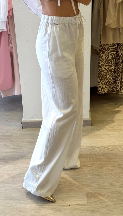 Completo In Lino Gilet + Panta