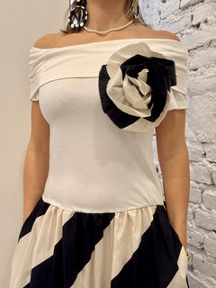 Abito t-shirt e gonna in cotone