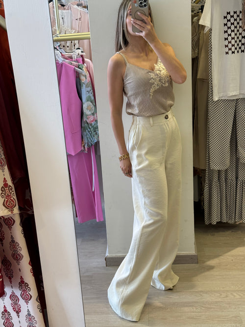 Top A Righe In Pizzo