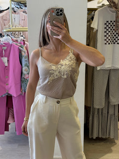 Top A Righe In Pizzo