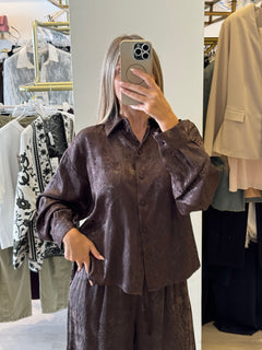 Camicia Saten Damascato MOTEL