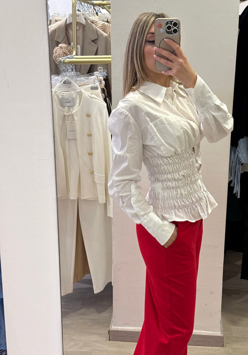 Camicia Con Arricciatura