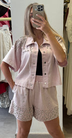 Completo Coordinato Strass