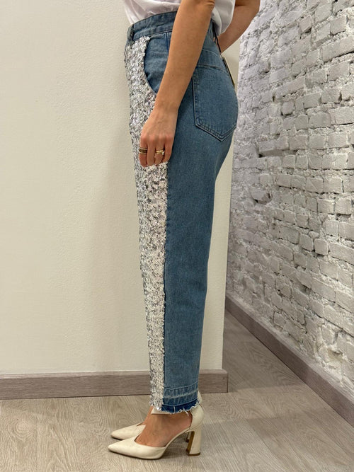 Jeans Pagliettato