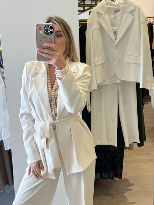 Tailleur Tessuto Fluido