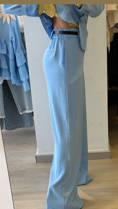Pantalone Tessuto Fluido