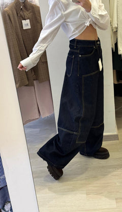 Denim Barrel Western Con Impunture