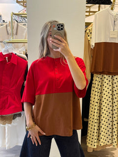 Maglia Serafino Bicolore