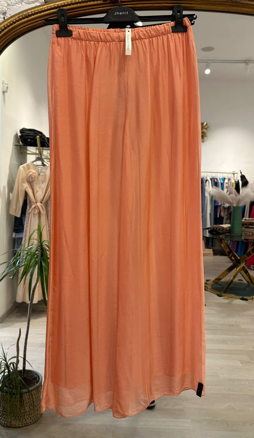Pantalone Palazzo In Seta