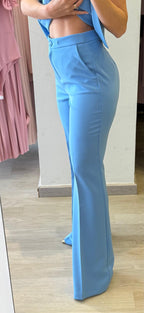 Pantalone Zampetta Con Tasche A Filo