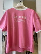 T-Shirt Con Ricamo "J'ADORE PORTOFINO"