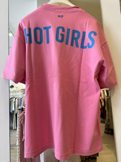 T-Shirt Con Stampa "HOT GIRL"