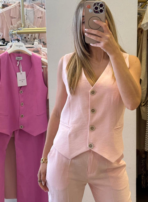 Completo Coordinato Gilet+Panta In Viscosa