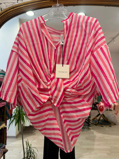 Camicia A Righe Rosa