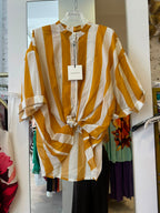 Camicia a Righe Misto Seta