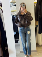 Pantalone Zampa Denim Tensione In