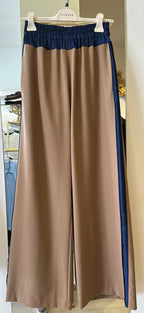 Pantalone Bicolore HaveOne Cammello/Blu