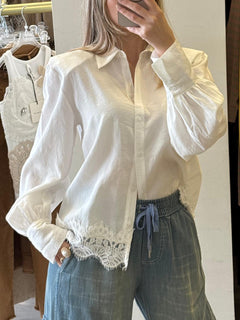Camicia Con Pizzo