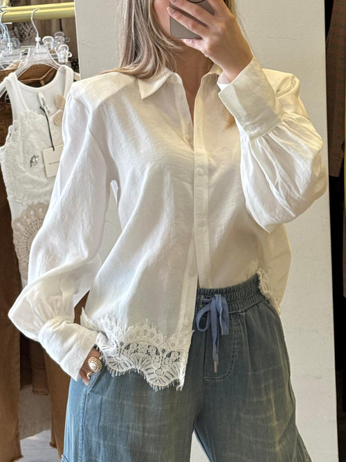 Camicia Con Pizzo