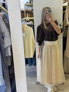 Gonna Con Bande In Tulle