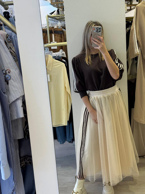 Gonna Con Bande In Tulle
