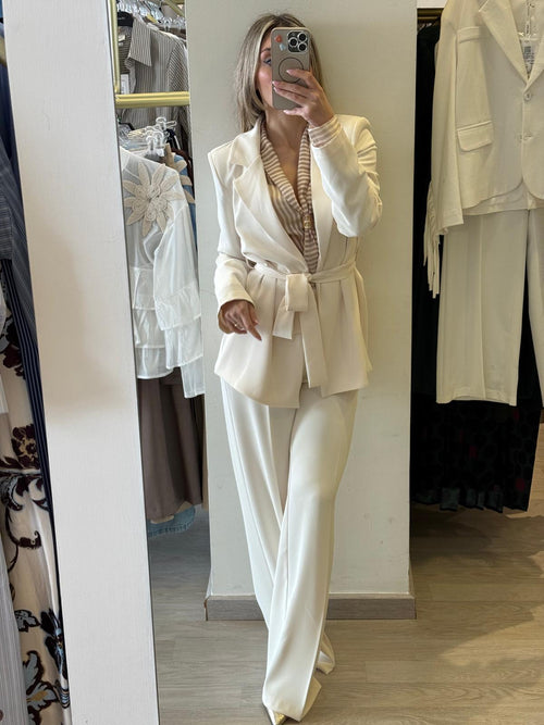 Tailleur Tessuto Fluido