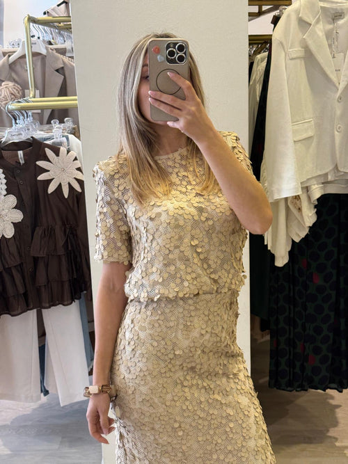 Maglia Con Paillettes