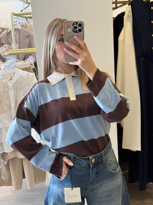 Maglia Polo Contrasto Colletto