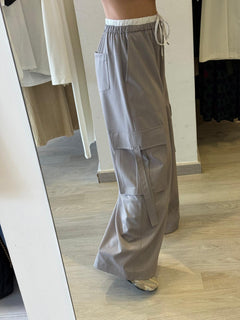 Pantalone Cargo Con Coulisse