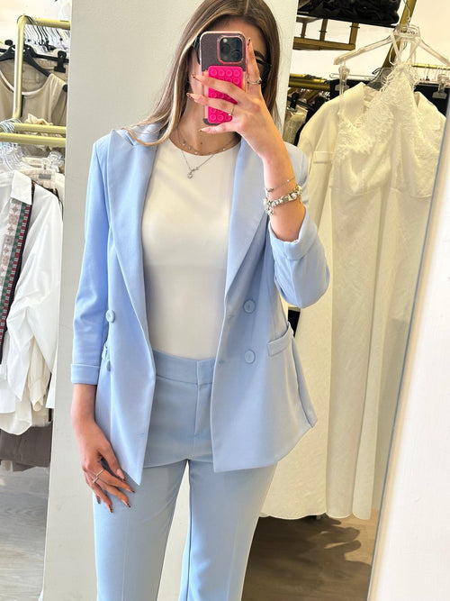 Giacca Tailleur In Crêpe