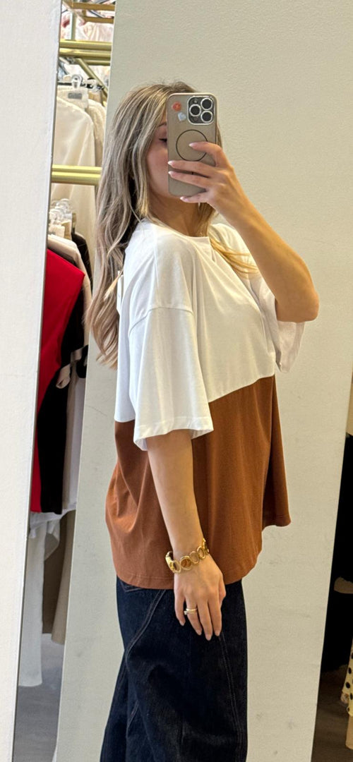 Maglia Serafino Bicolore