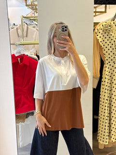 Maglia Serafino Bicolore