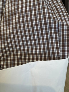 Camicia A Quadri Crop